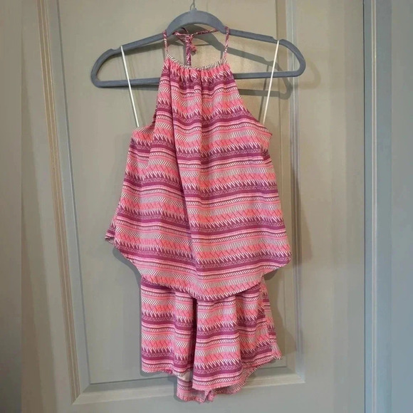 Neon Aztec Romper - S - Picture 1 of 3